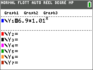 copie écran calculatrice