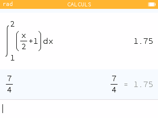 copie écran calculatrice