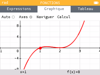 Copie écran calculatrice