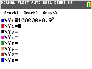 copie écran calculatrice