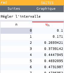 capture écran calculatrice