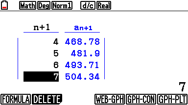 copie écran calculatrice