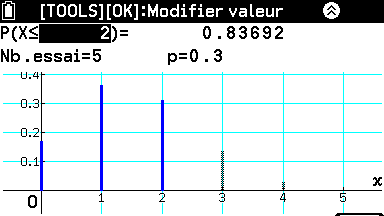 copie écran calculatrice