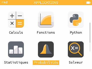 copie écran calculatrice