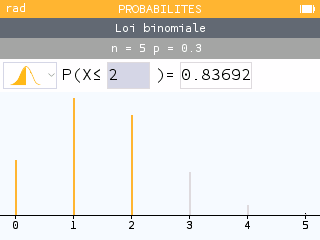 copie écran calculatrice