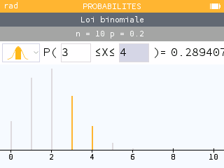 copie écran calculatrice