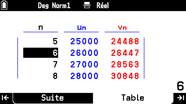 capture écran calculatrice